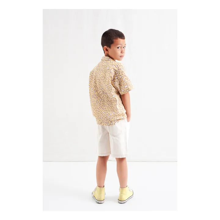 Tocoto Vintage Chemise Oversize Léopard | Jaune