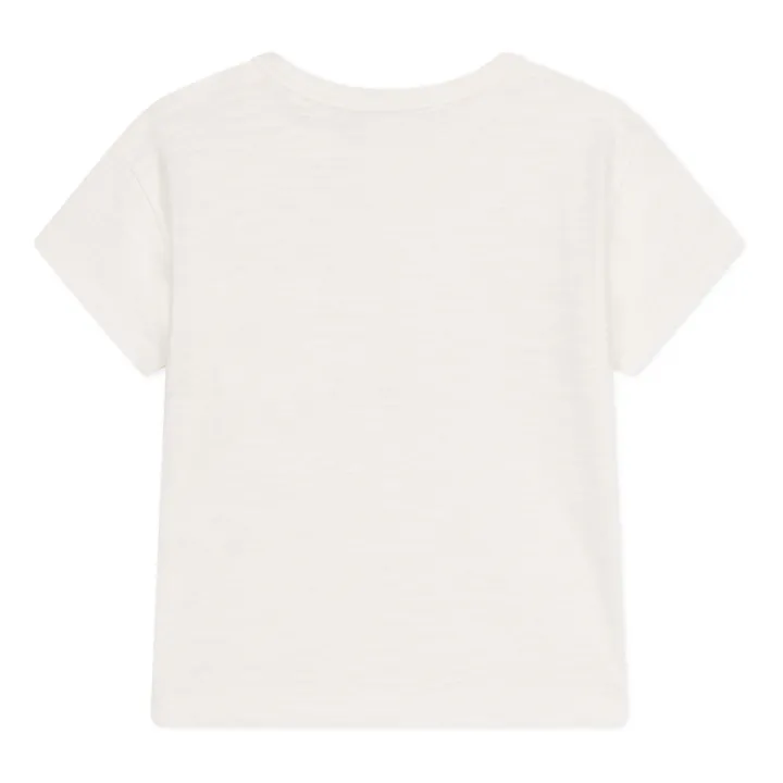 Petit Bateau T-shirt Marmiton Jersey Flammé | Ecru