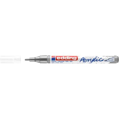 Edding 5300 - Marqueur acrylique - argent