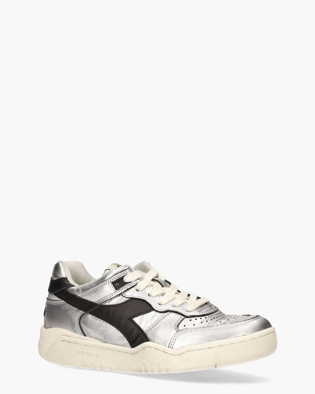 Diadora Heritage B.560 Metallic Zilver Damessneakers