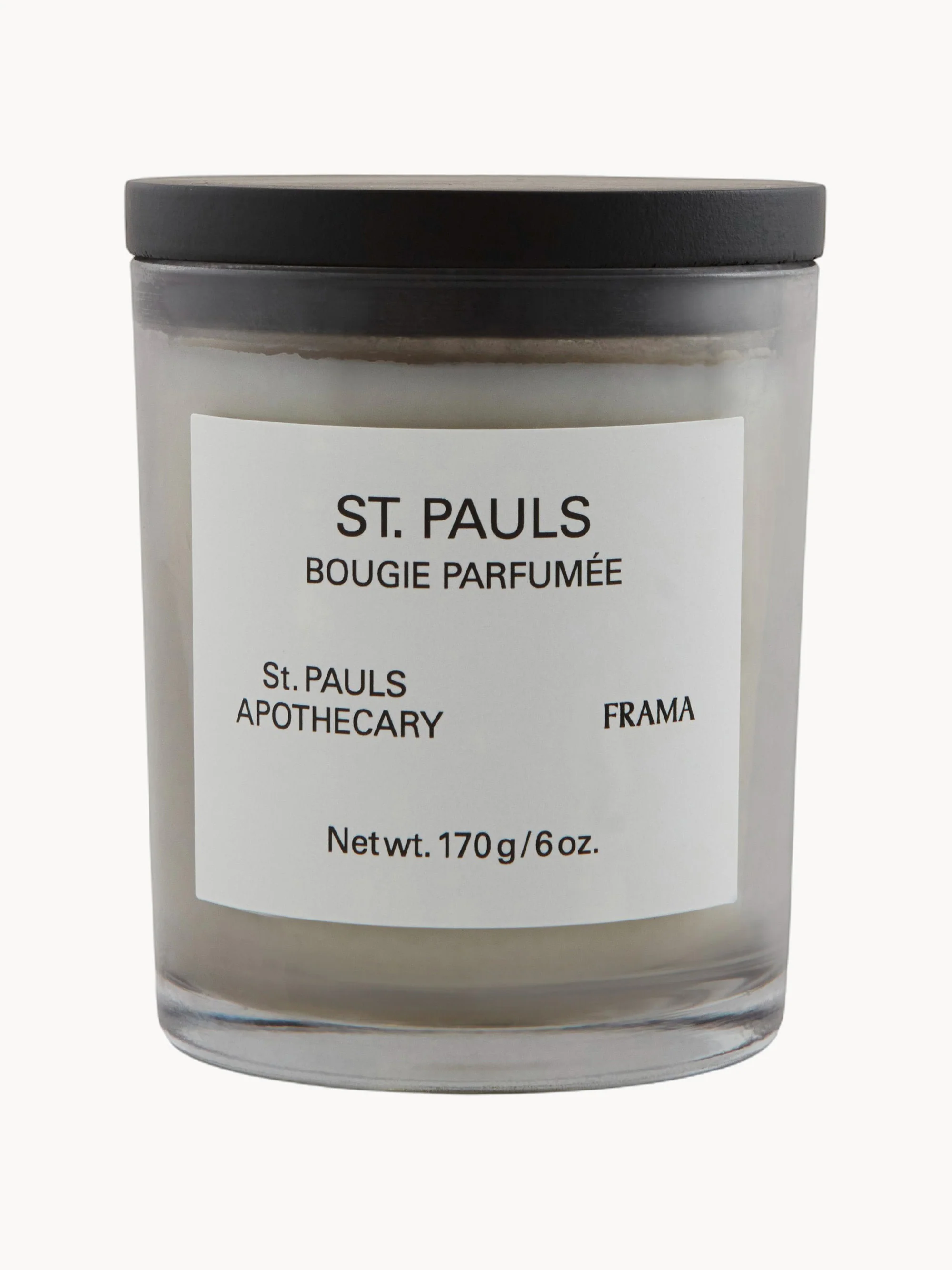 Geurkaars St. Pauls (citroengras, koriander, Mysore sandelhout & cederhout)