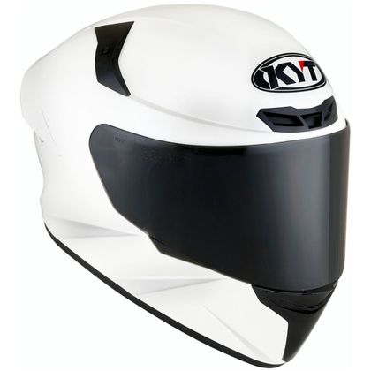 Casque KYT TT-COURSE - PLAIN - Blanc / Noir
