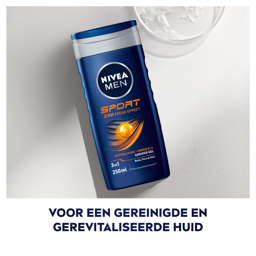 6x Nivea Men Sport Douchegel250 ml