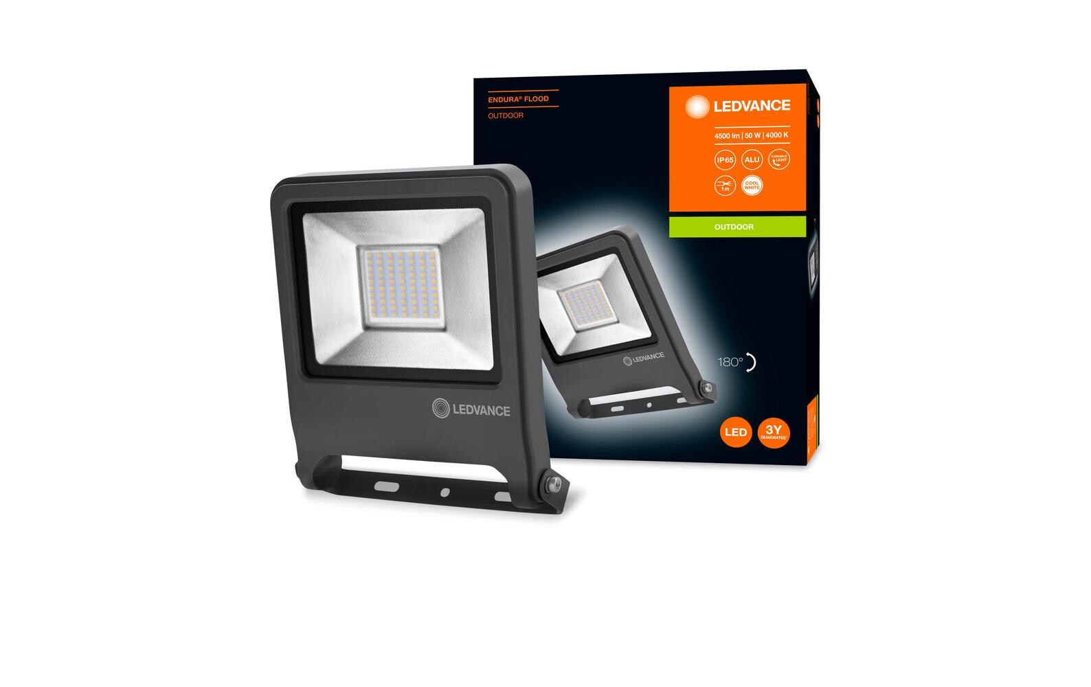 Scheinwerfer LED Endura Flood, 50 WAussenleuchte