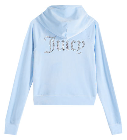 Juicy Couture Cardigan - Madison - Velours - Powder Blue