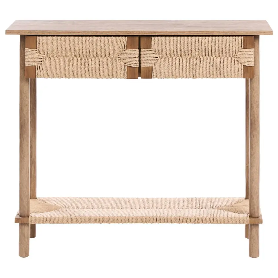 BONDI - Sidetable - Lichtbruin - Spaanplaat/Papierkoord