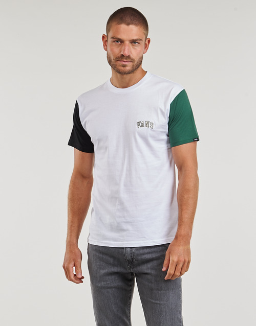Vans - COLORBLOCK VARSITY SS TEE - Blanc