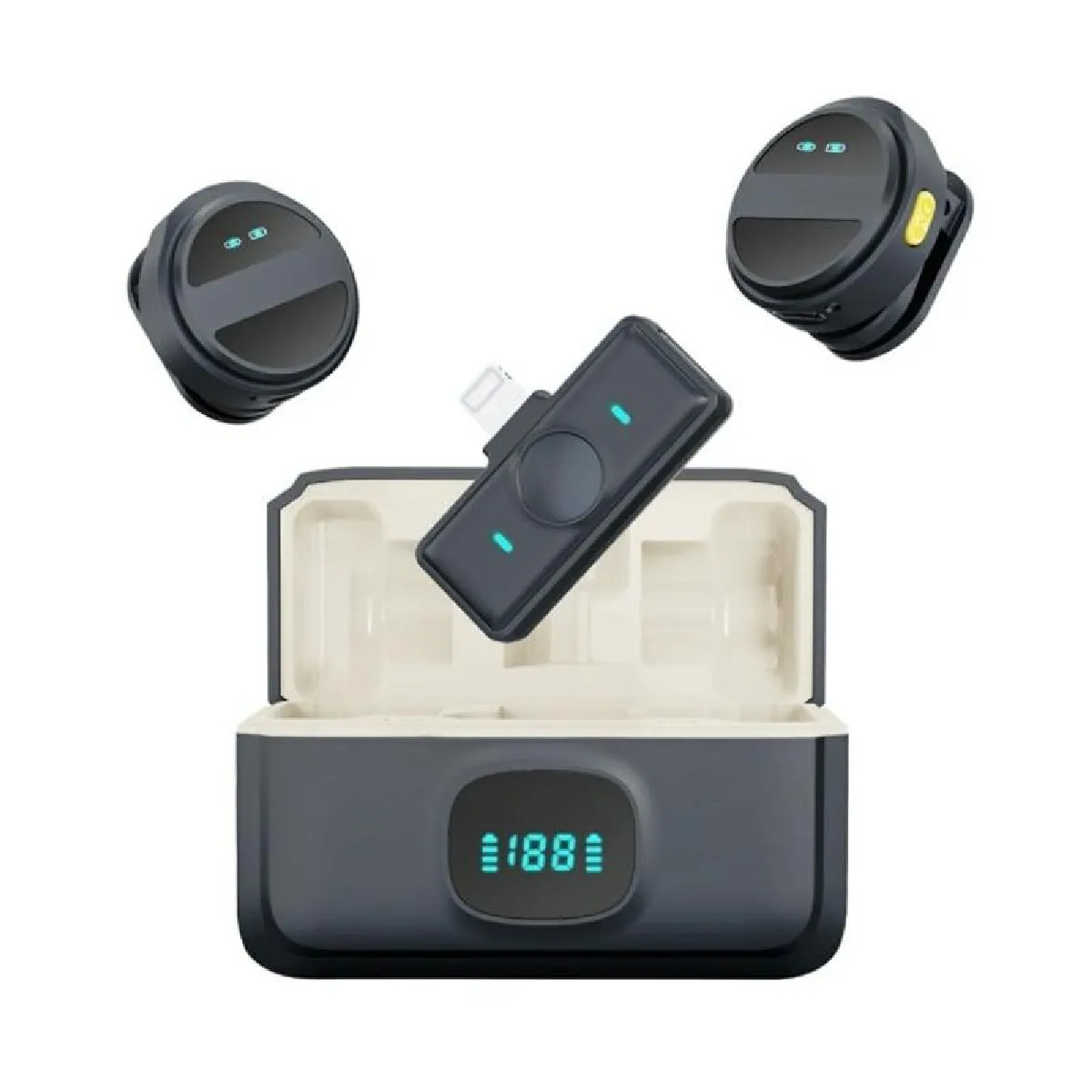 YONIS Microphone Sans Fil 2.4G