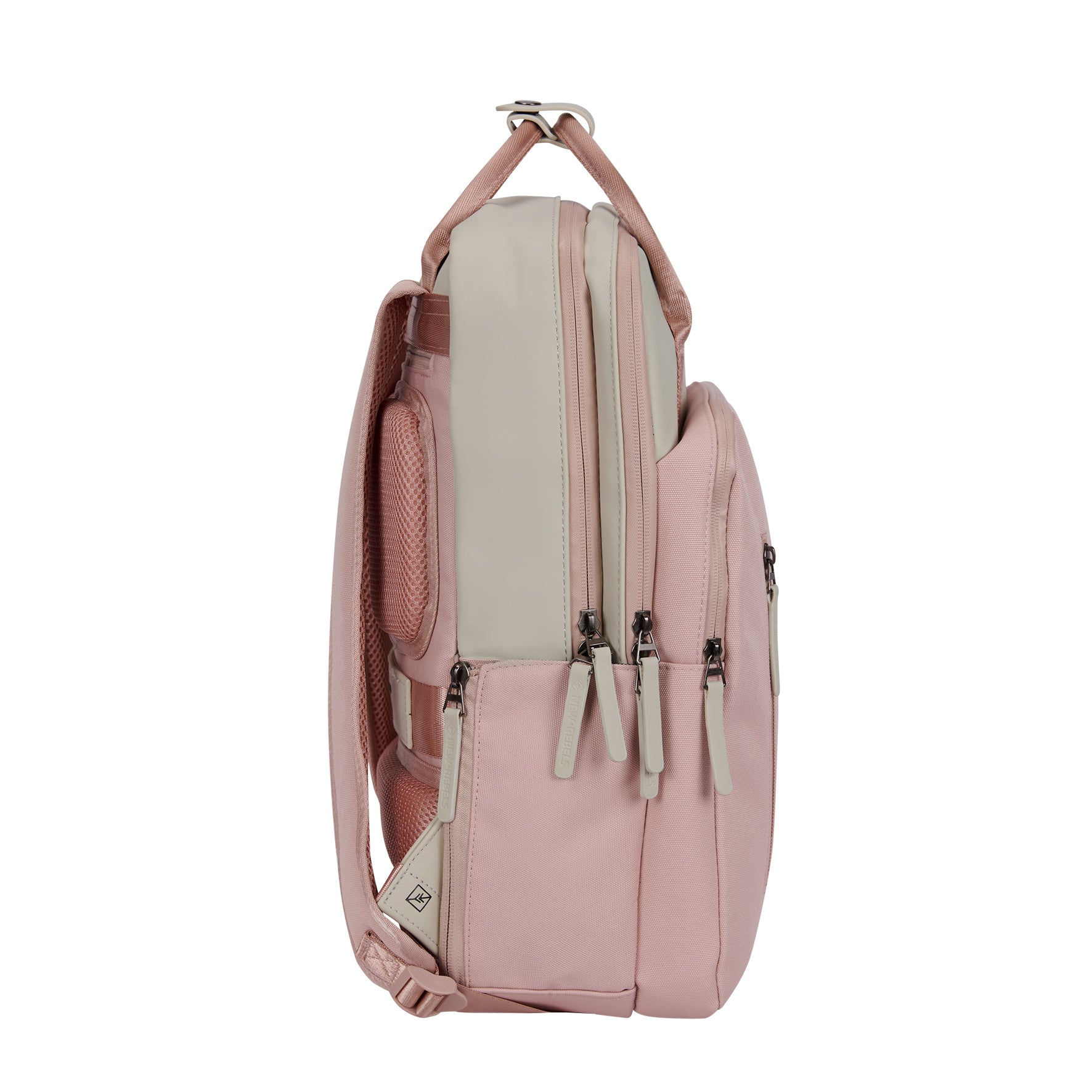 Waterafstotende rugzak 'Milwaukee-Ceres' roze/beige Roze/beige