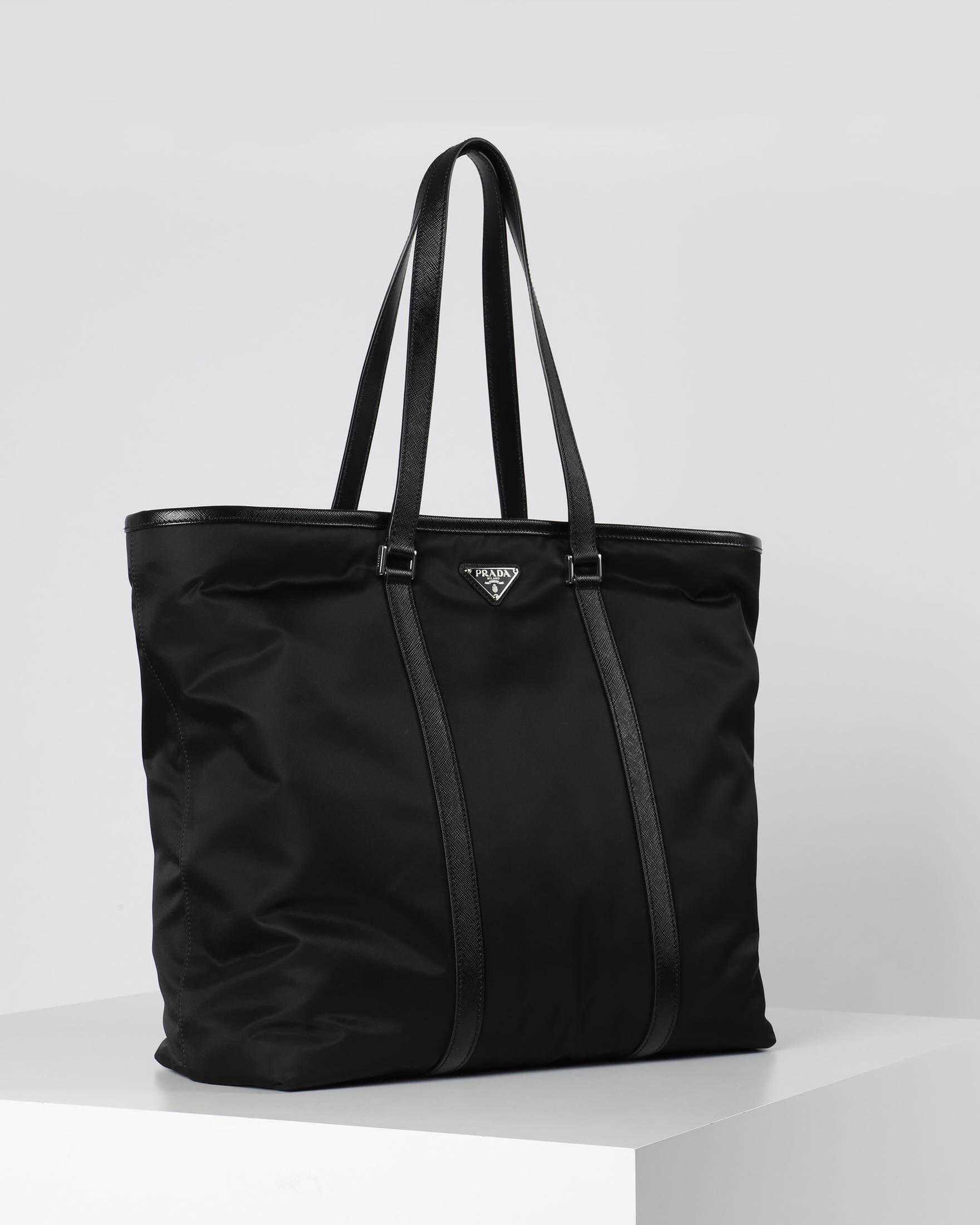 Prada| Shopper TOTE BAG aus Re-Nylon und Saffiano-Leder