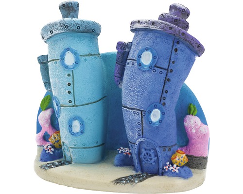 Aquariumdecoratie SpongeBob - Bikini Bottom Houses 7,6 cm