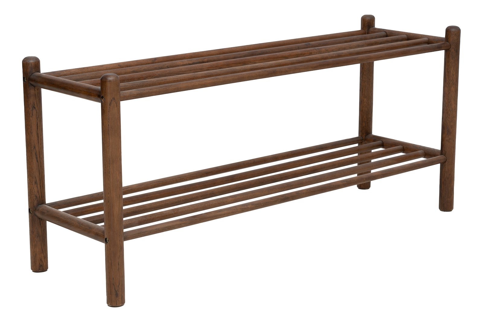 Aspen skohylle Natur eik brunbeiset str 100x30x44cm