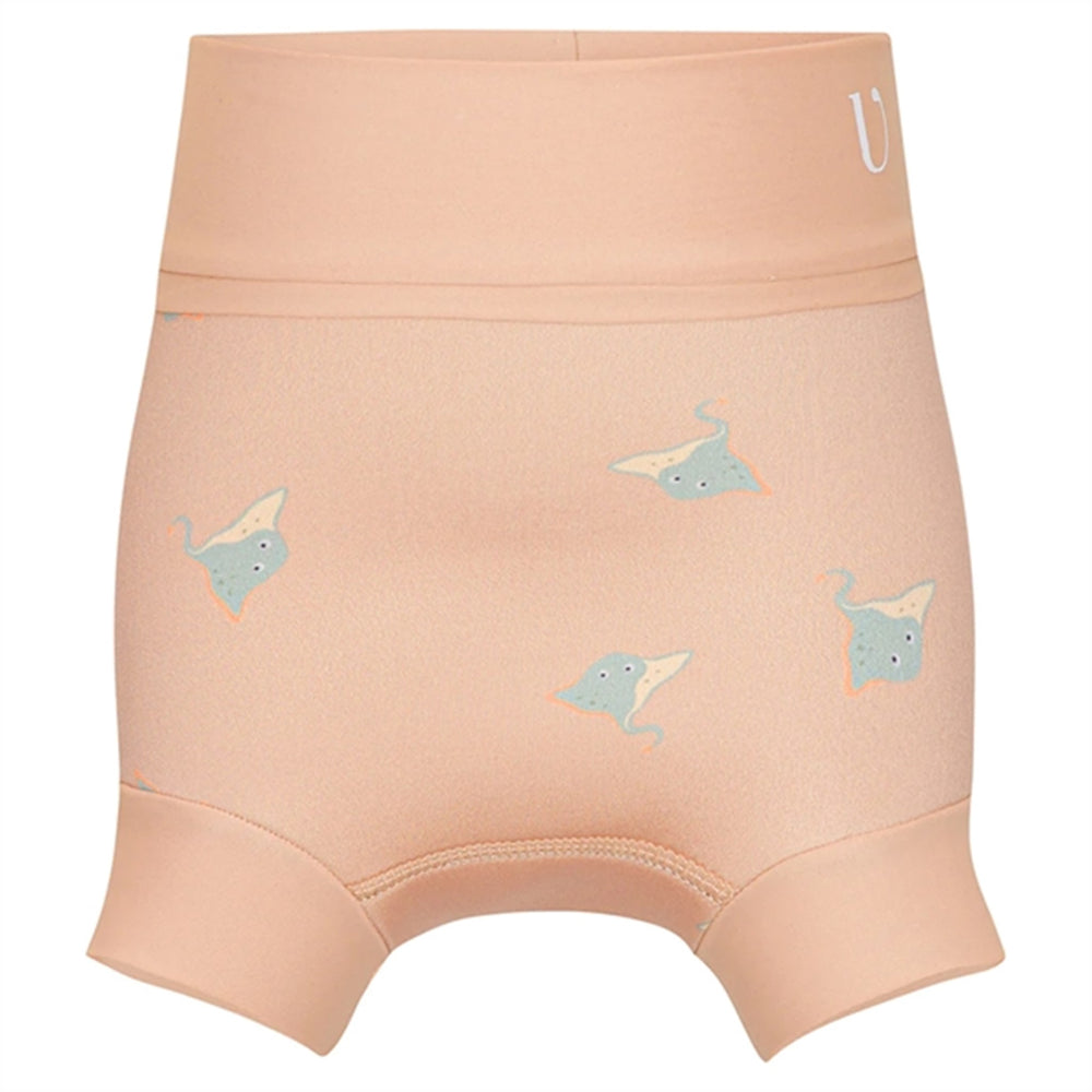 Neopren Badeble UV50+ Skate Fish Sand Rose