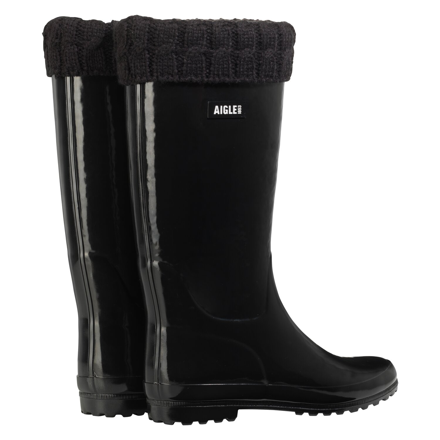 AIGLE Gummistiefel Eliosa Winter  - noir