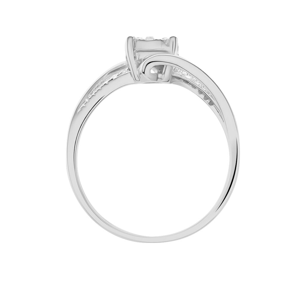 Bague  Petunia Or Blanc Diamant