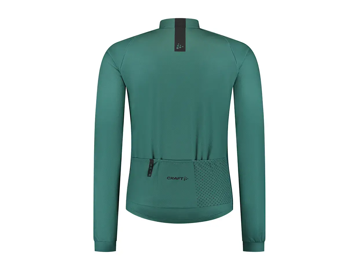 Craft LMTD Fietsshirt Lange Mouwen Groen/Zwart Heren