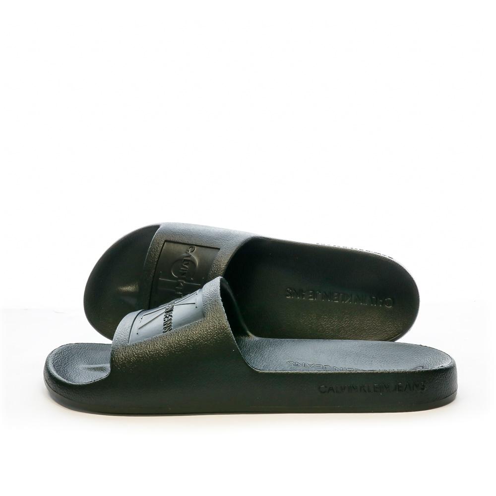 Calvin Klein Jeans Claquettes Noires Femme Calvin Klein Jeans Debos