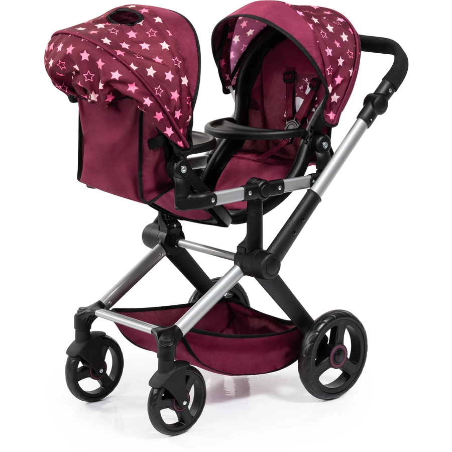 bayer Design Zwillings-Puppenwagen Xeo Twin mit Einhorn