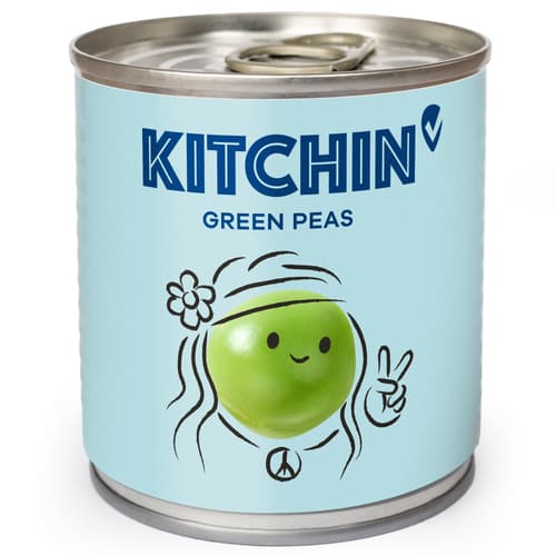 Kitchin grüne Erbsen