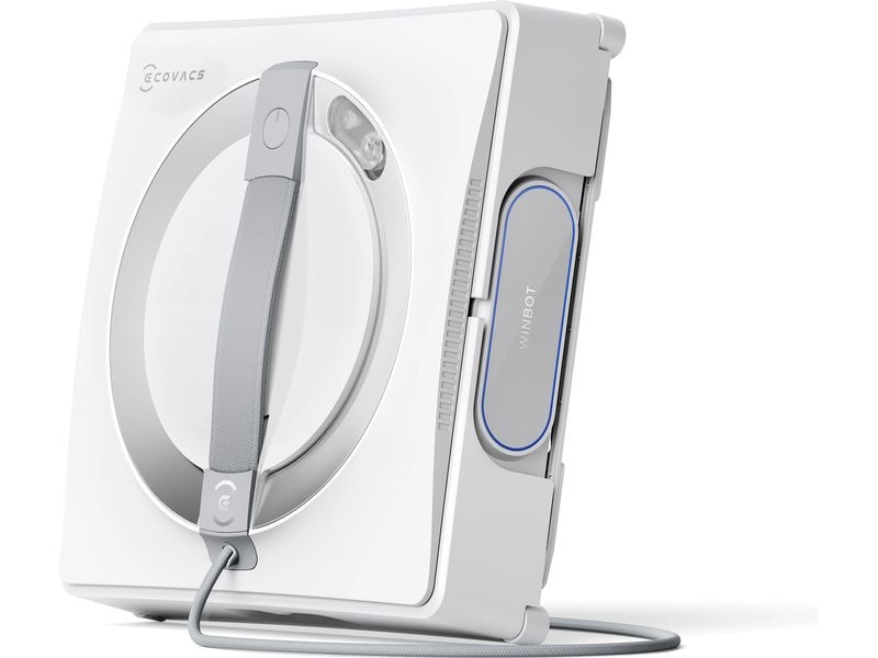 Ecovacs Fensterputzroboter Winbot W2 Pro Omni Grau/Weiss Intelligente Fensterreinigung mit innovativer Technologie für streifenfreie Sauberkeit