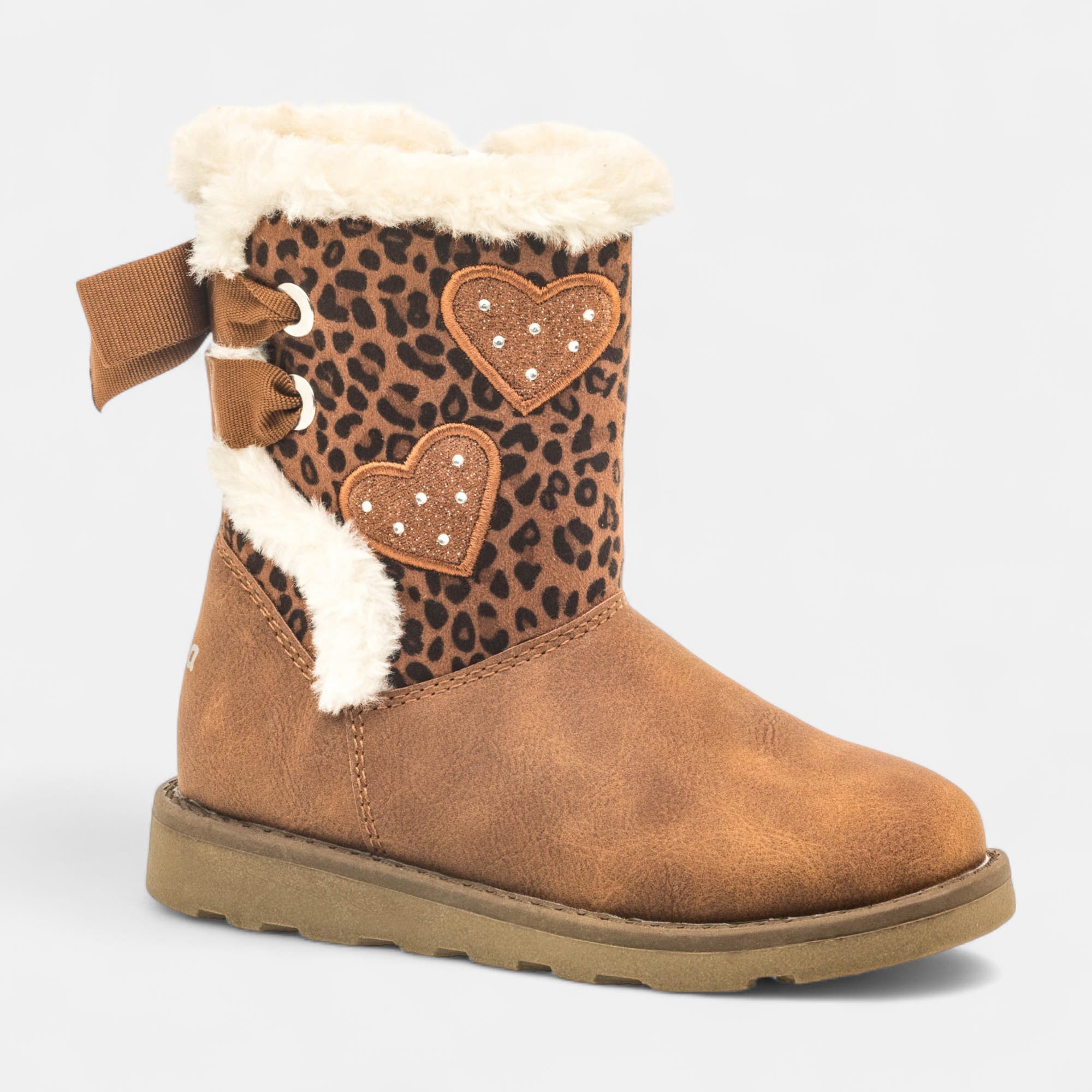 Bottes Fille cognac