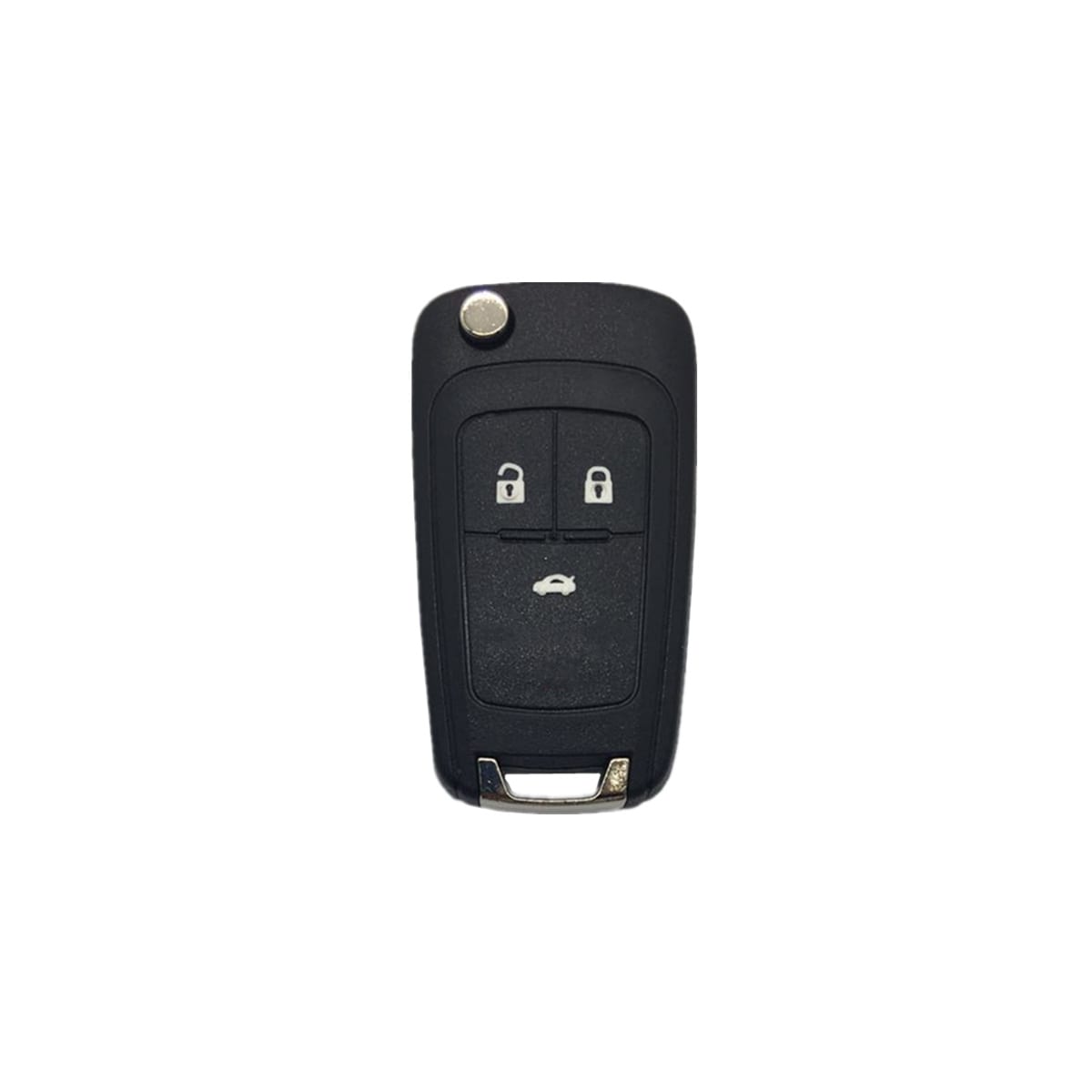 3-knapps bilnøkkeldeksel for Buick/Opel/Chevrolet Sort