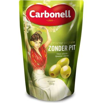 Carbonell Groene olijven zonder pit