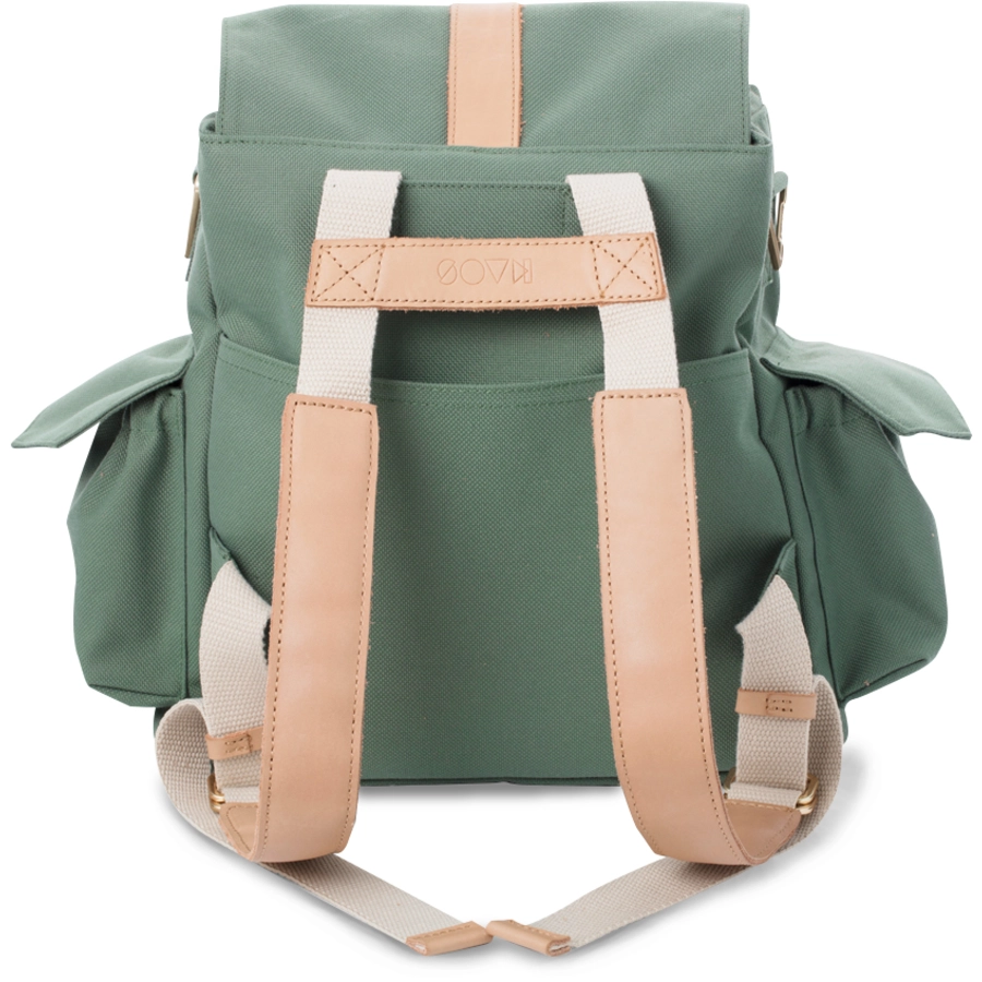 KAOS Wickelrucksack Ransel grün  natur