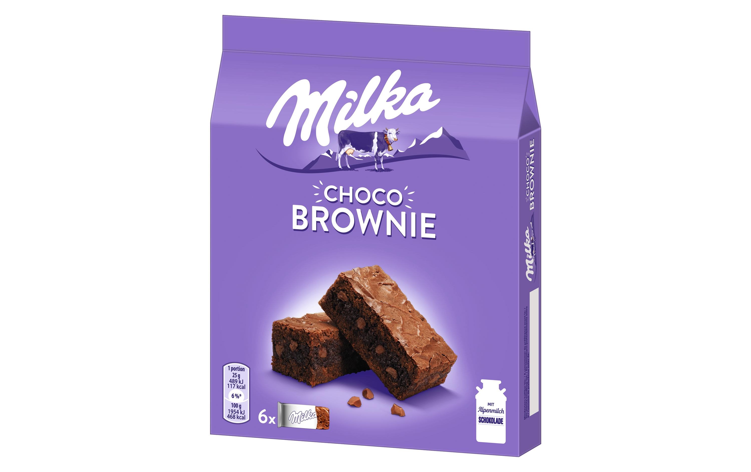 Choco Brownie 150 gKuchen mit Milchschokolade und Schokoladenstückchen