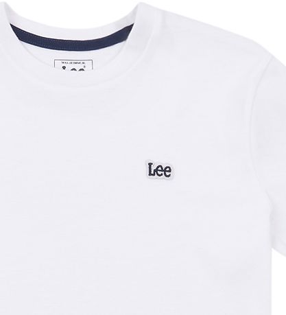 Lee T-Shirt - Abzeichen - Bright White