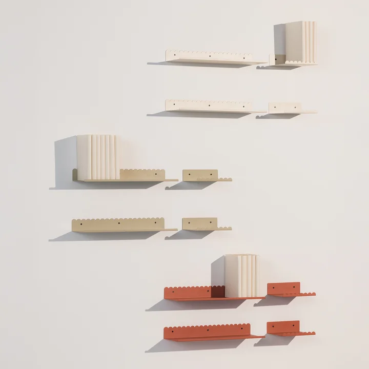 Nobodinoz - Vibes Wandregal, small, ivory