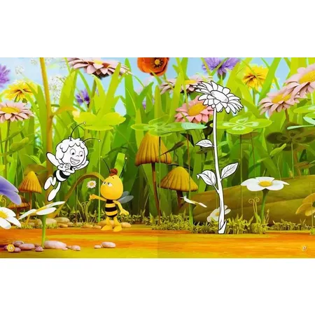 Ravensburger Mein Ausmalstickerbuch: Die Biene Maja