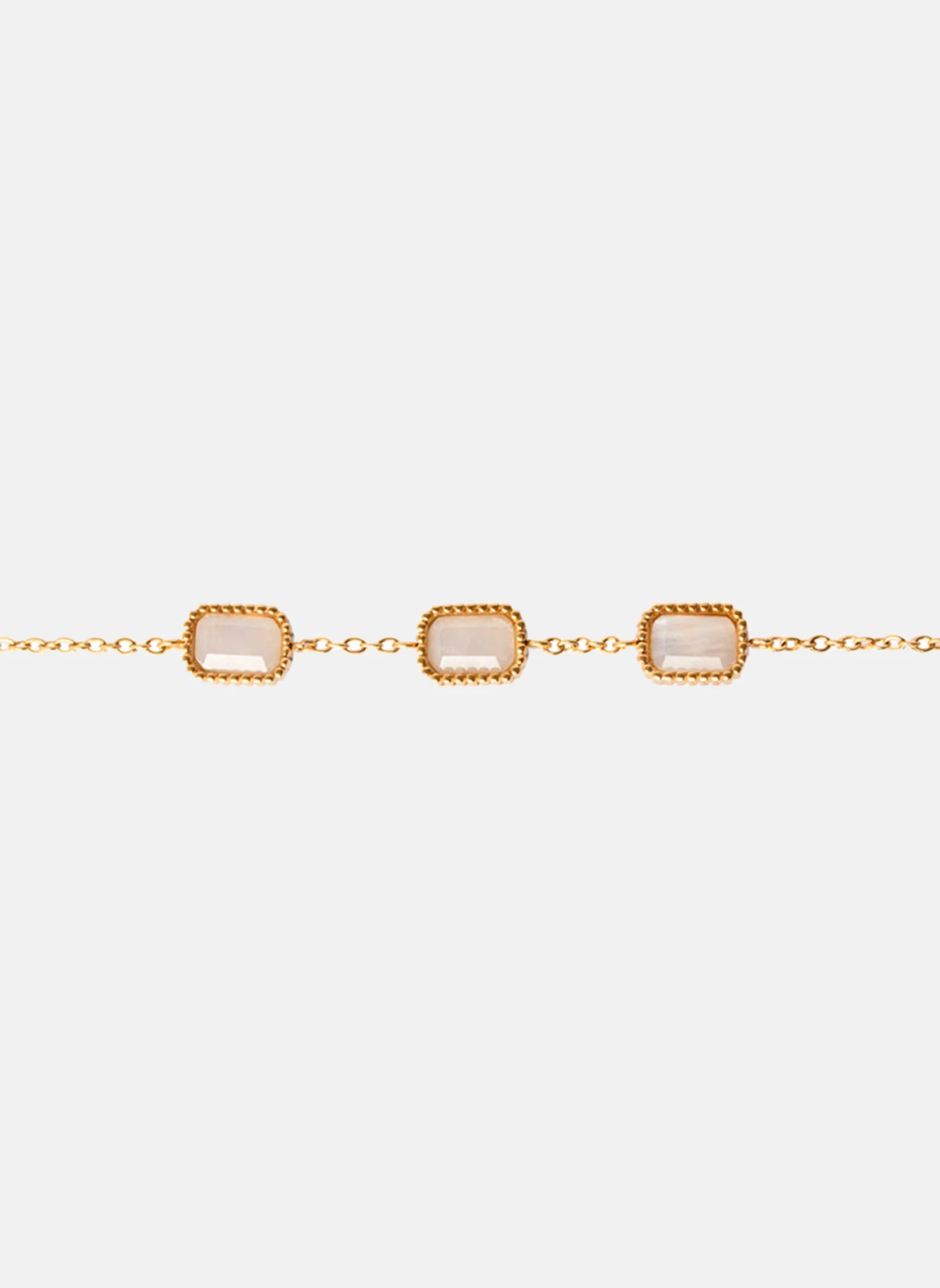 EURYBIE - Bracelet chaîne eurybie | Blanc