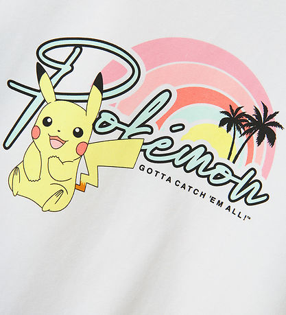 Name It T-Shirt - NkfMora - Pokémon - Bright White