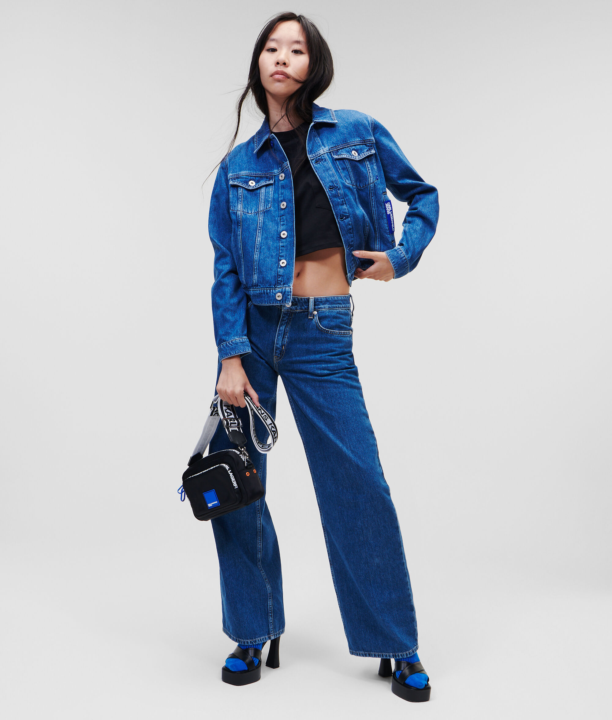 T-SHIRT MANCHES COURTES KLJ CROPPED