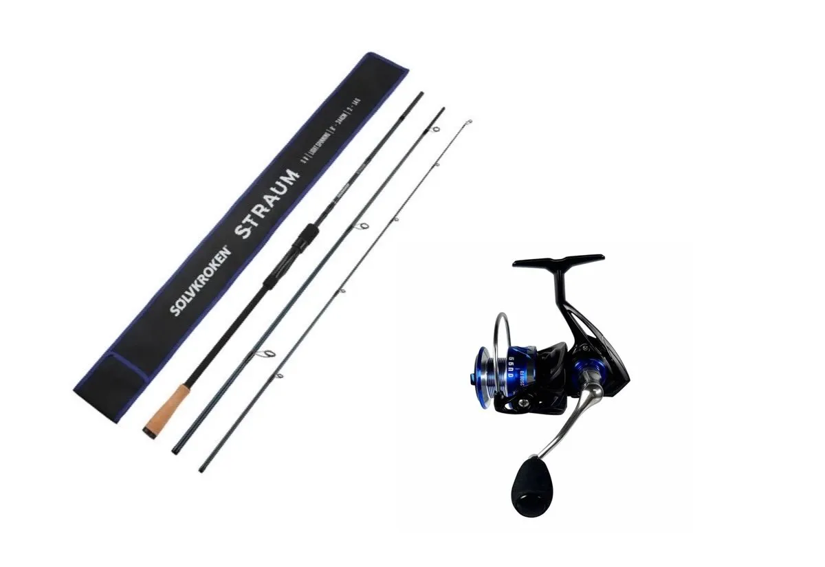 Sølvkroken Sv Straum 244cm 10-30g/Sølvkroken Sv Dugg 2500