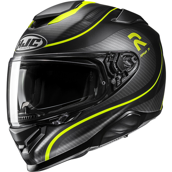 HJC - Casque RPHA 71 Cleta MC3HSF / Noir / Jaune / Mat