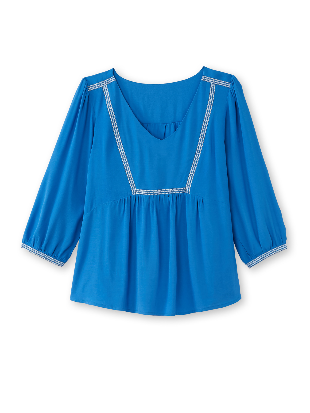 Blouse ample en crêpe