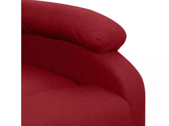 Prolenta Premium - Fauteuil de massage Rouge bordeaux Tissu