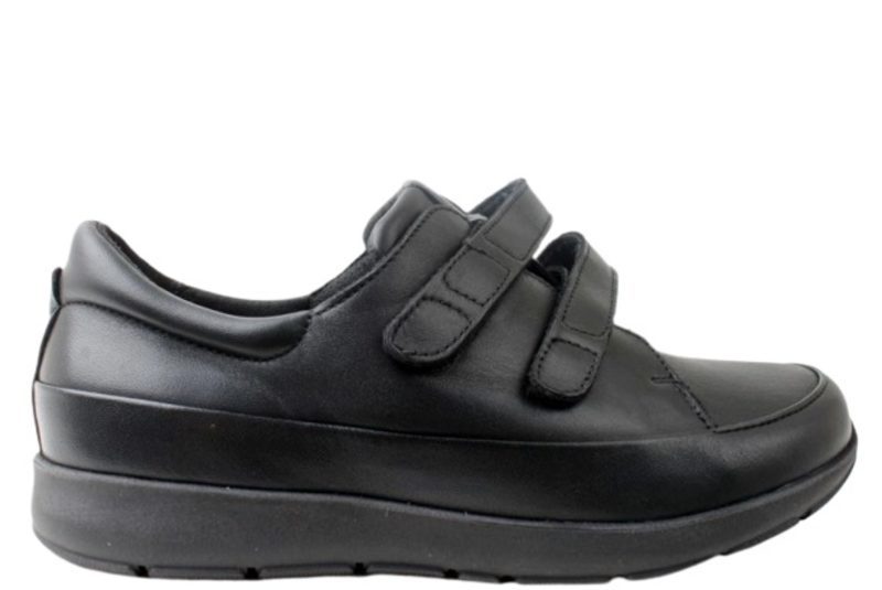 NEW FEET SKO I SORT MED ORTHOSTRECH