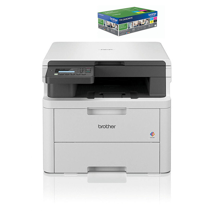 Brother DCP-L3520CDWE + TN-243CMYK (Noir, Cyan, Magenta, Jaune)