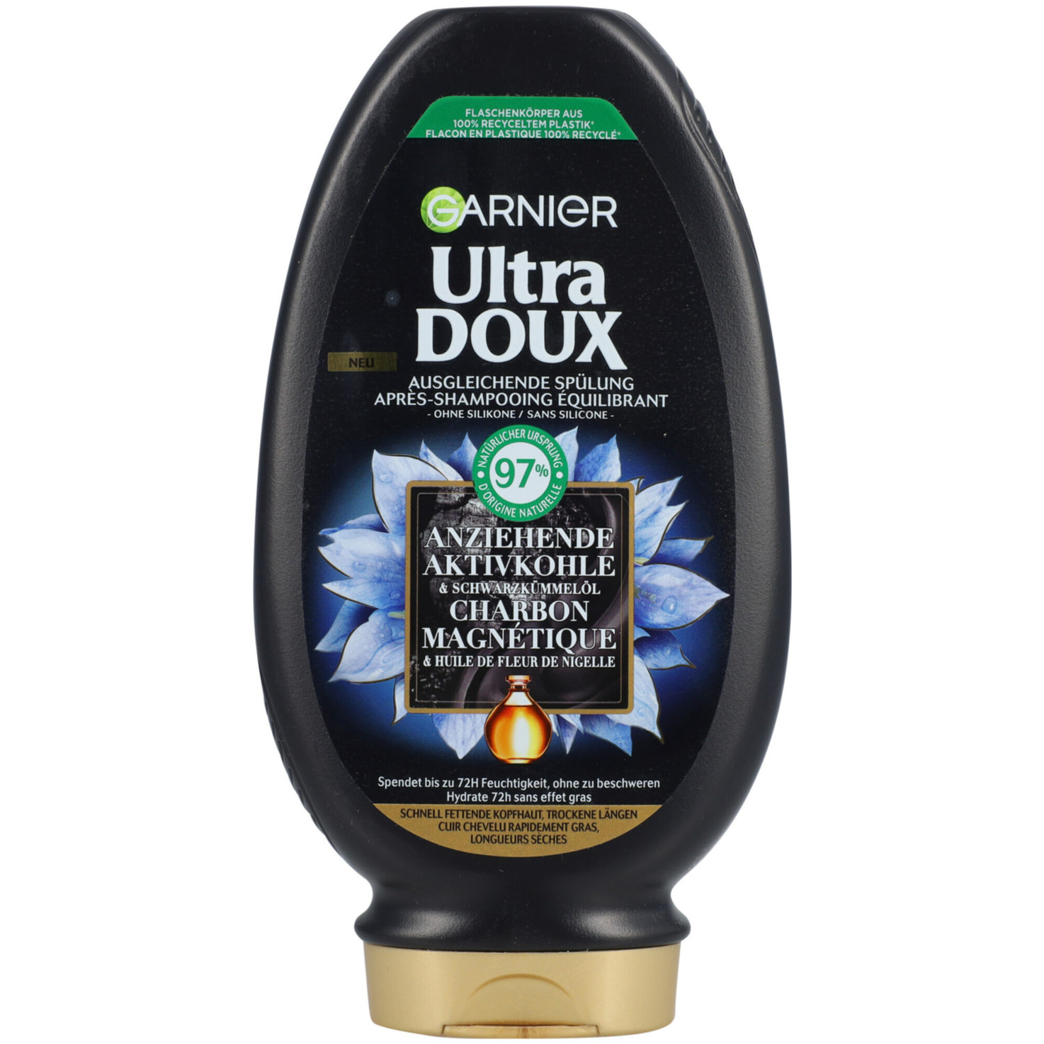 Garnier Ultra Doux Ausgleichende Spülung Aktivkohle