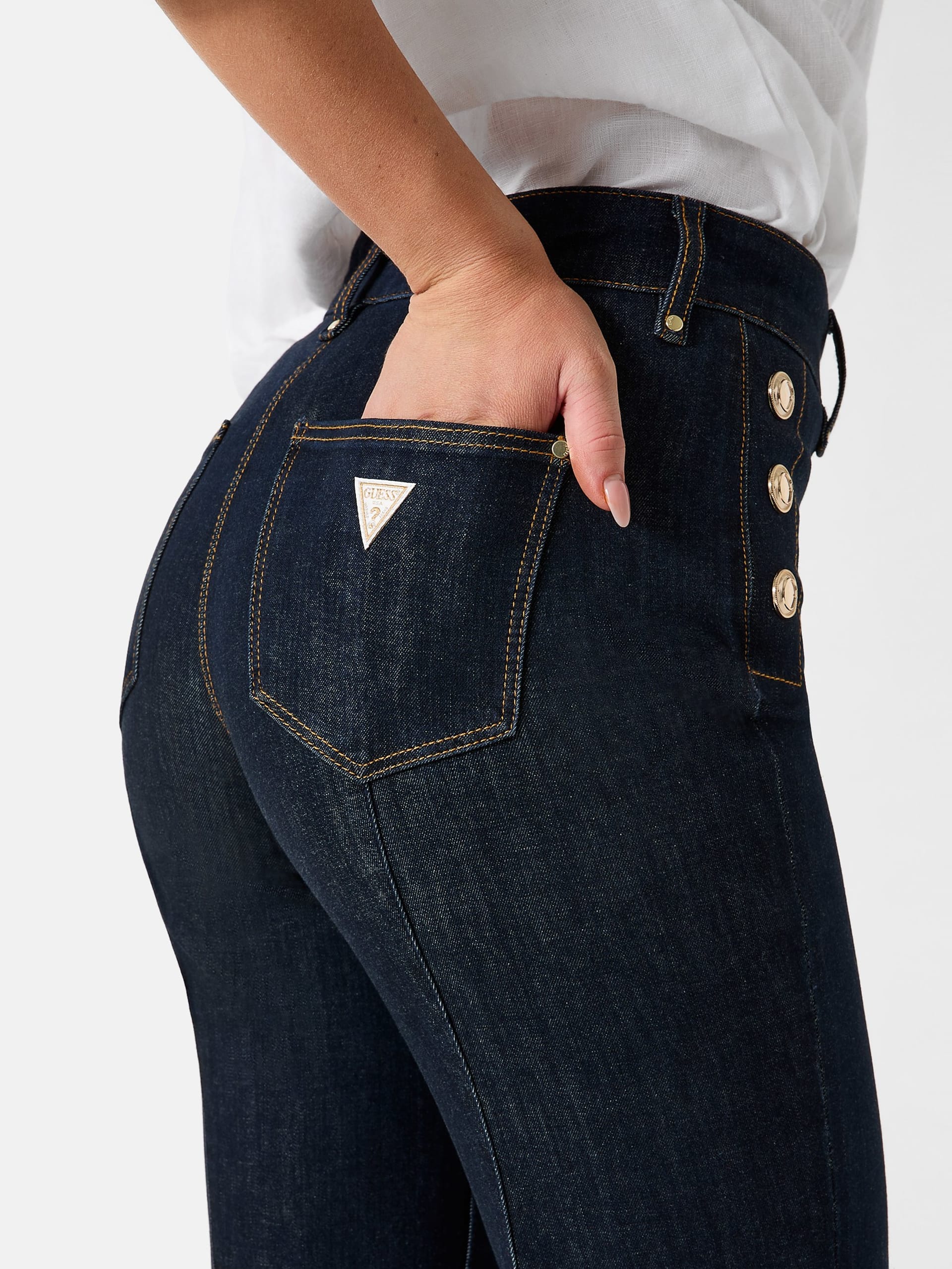 Calça jeans boca de sino Eco Faye Sailor