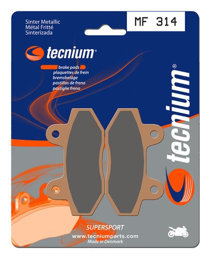 Plaquettes de freins Tecnium Performance métal fritté - MF314