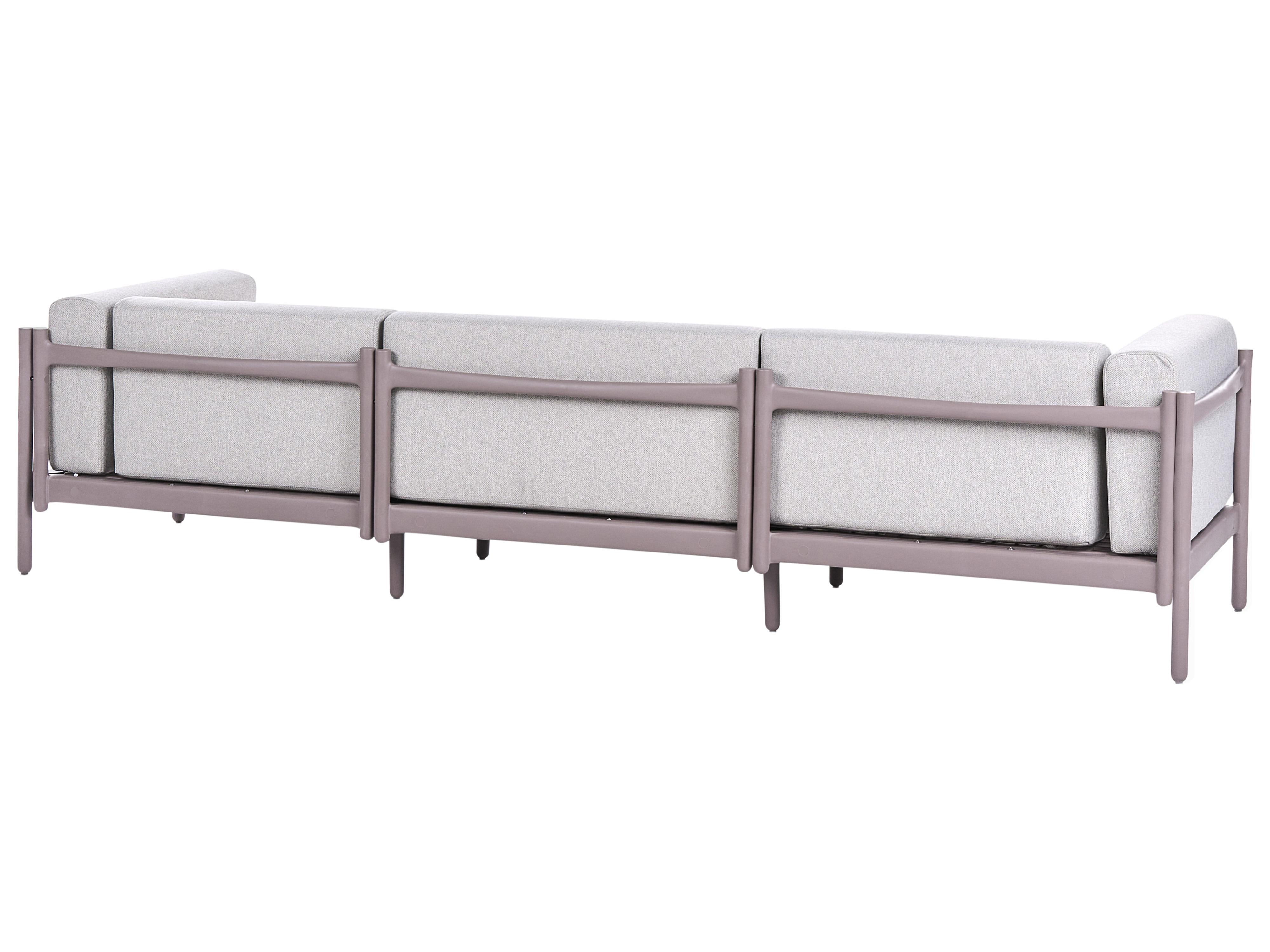 Tuin loungebank 3-zits FERRETTI Taupe