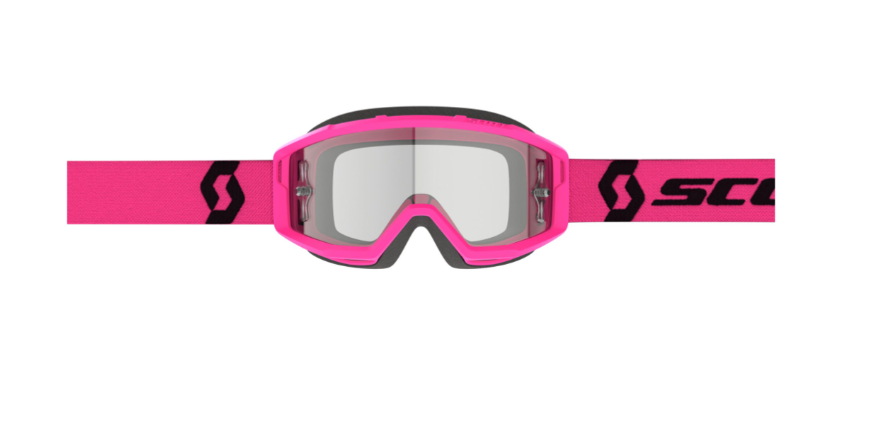 SCOTT Primal Clear Goggles, Pink/Sort