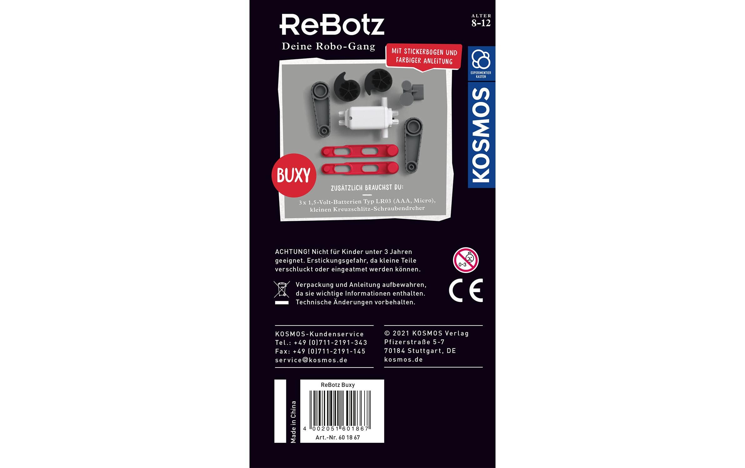 Experimentierkasten ReBotz: Buxy der Jumping-BotDie Robo-Gang zum Sammeln und kombinieren