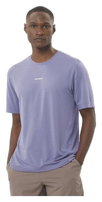 Maillot manches courtes Salomon SHKout Core Bleu Homme