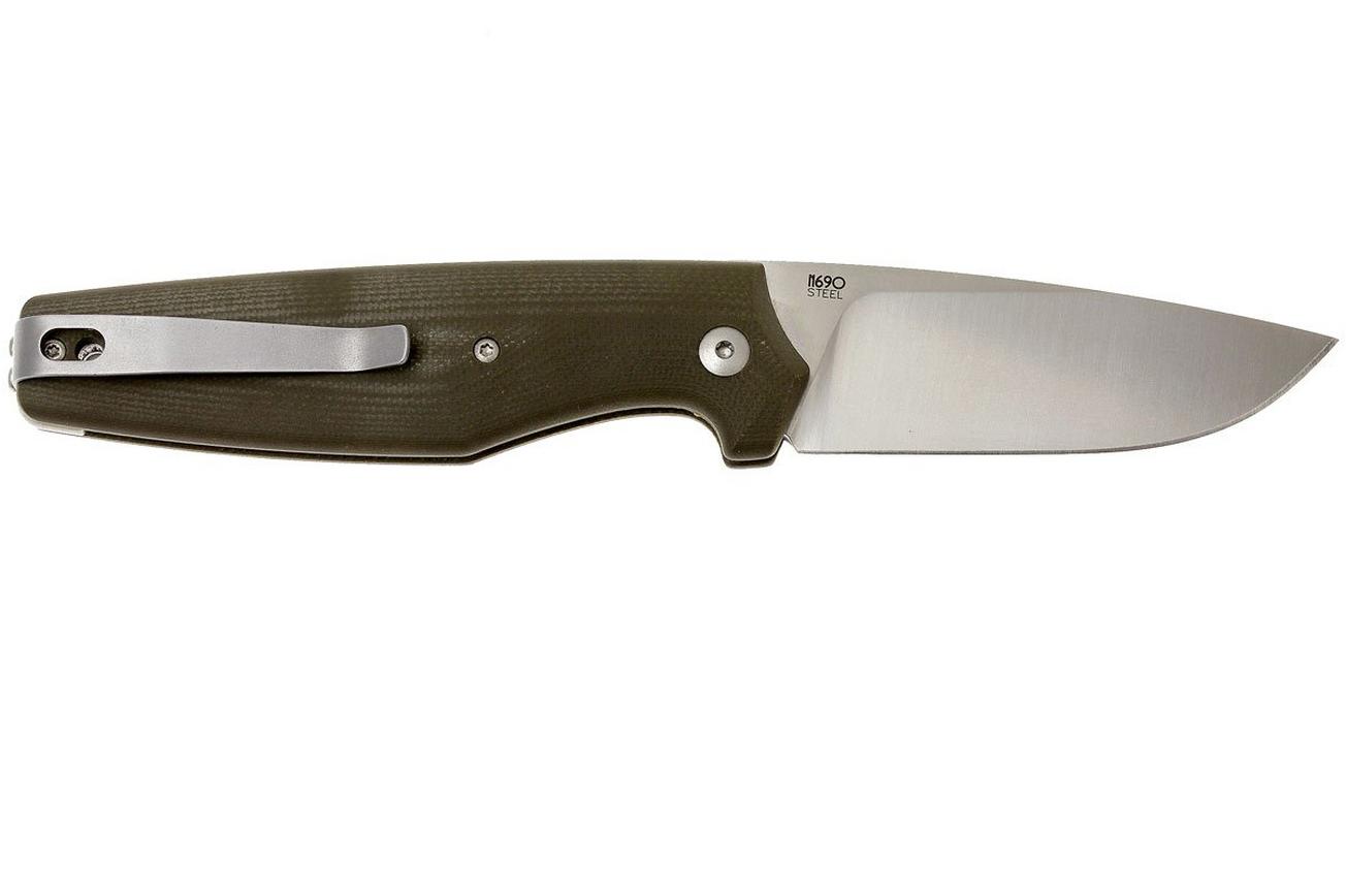 Viper Dan 1 5928GGR Green G10 N690, drop-point