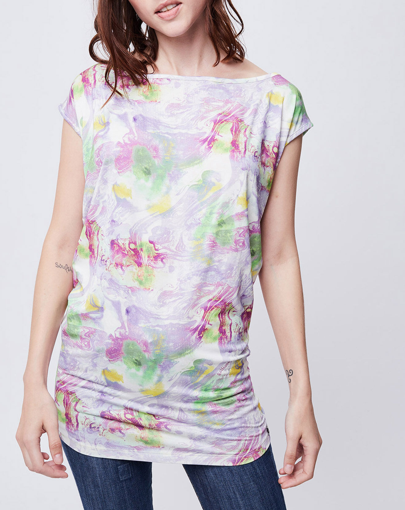 John Galliano T-Shirt John Galliano multicolore
